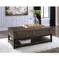 Ashley Johurst Lift Top Cocktail Table in Grayish Brown and Black, , large