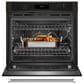 KitchenAid 27" Single Wall Oven with Air Fry Mode in Black Stainless Steel and PrintShield, , large