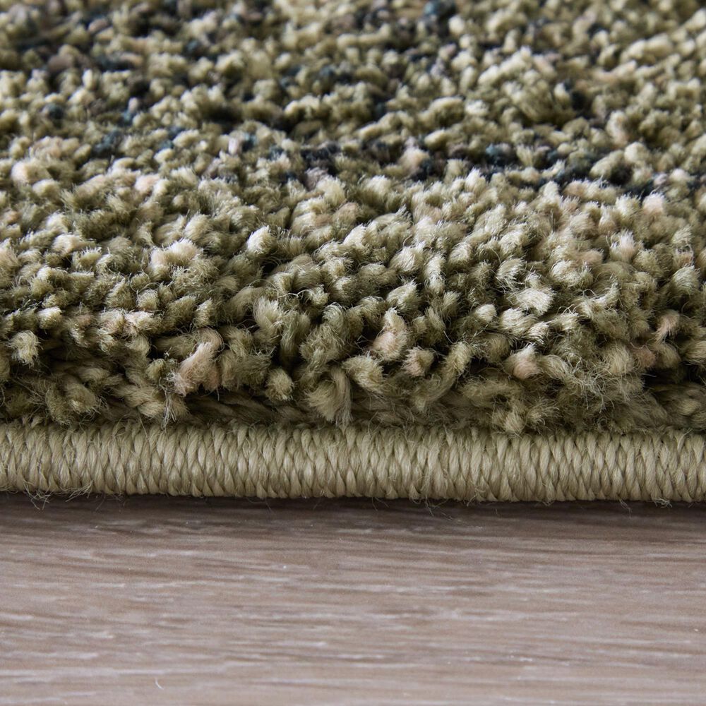 Feizy Jameson Dark Green 2'6" x 7'3" Runner, , large