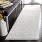 Safavieh August Shag AUG900A 2"3" x 8" White Runner, , large