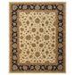 Feizy Wagner 8942F 8" x 10" Beige and Black Area Rug, , large