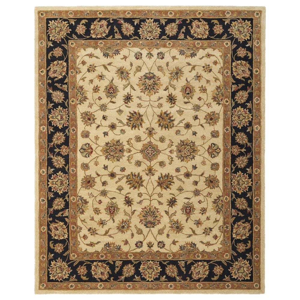 Feizy Wagner 8942F 8" x 10" Beige and Black Area Rug, , large
