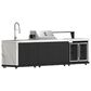 Forno Rimini 3-Piece Outdoor Kitchen Grill Set in Black and White, , large