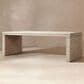Jennifer Taylor Home Veda Dining Table in Whitewashed Natural - Table Only, , large
