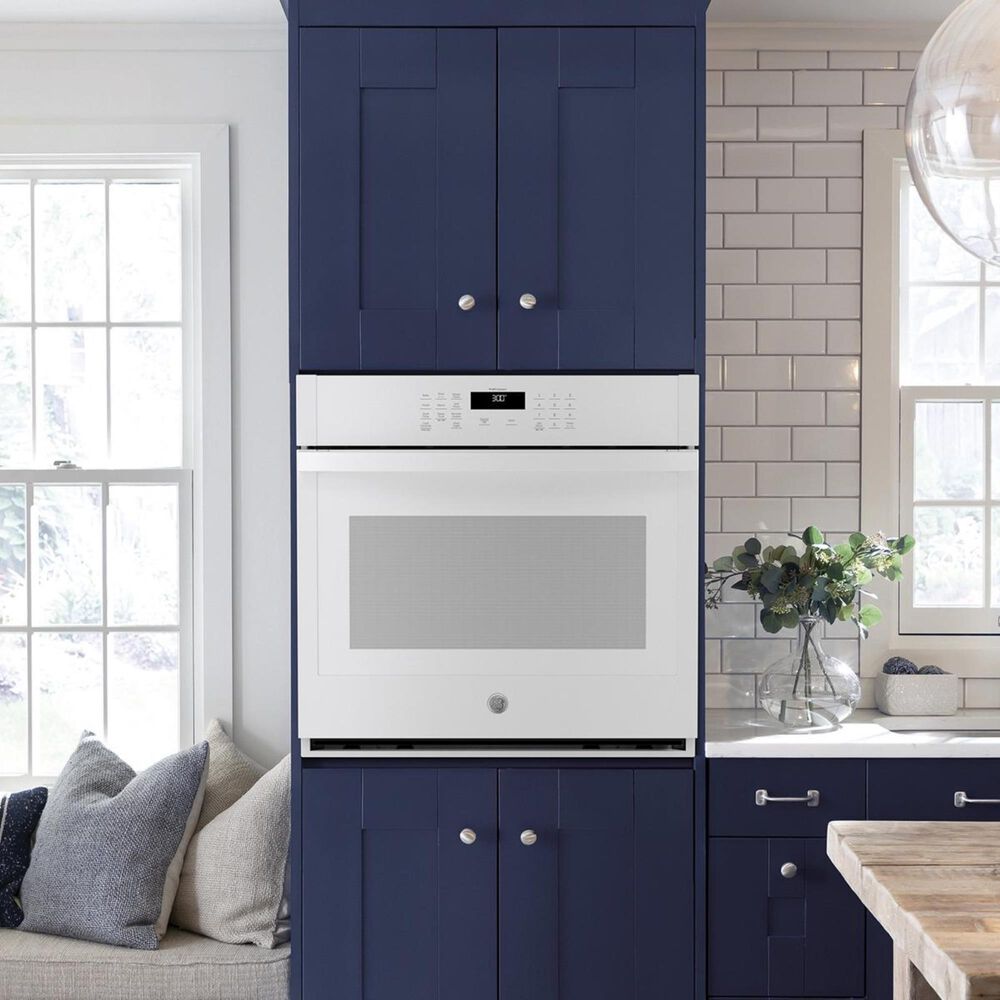GE Appliances 27" Built-In Single Wall Oven in White, , large