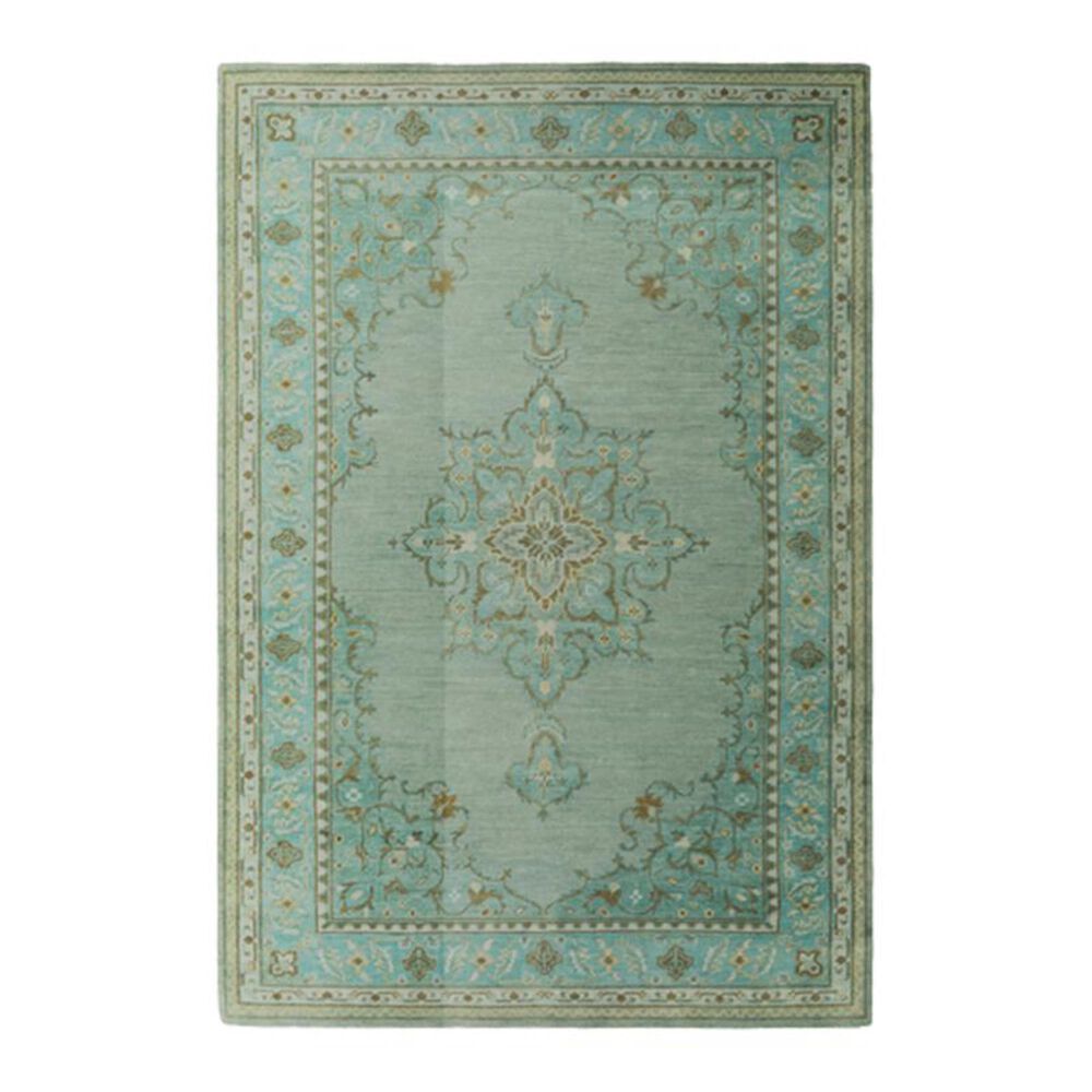 Surya Haven HVN-1227 8" x 11" Emerald, Teal and Grass Area Rug, , large