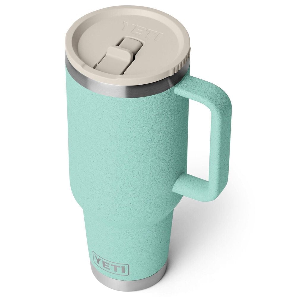 YETI Rambler 40 Oz Travel Straw Mug in Sea Stone, , large