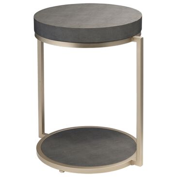 Splendor Living Chester Side Table in Grey and Champagne, , large
