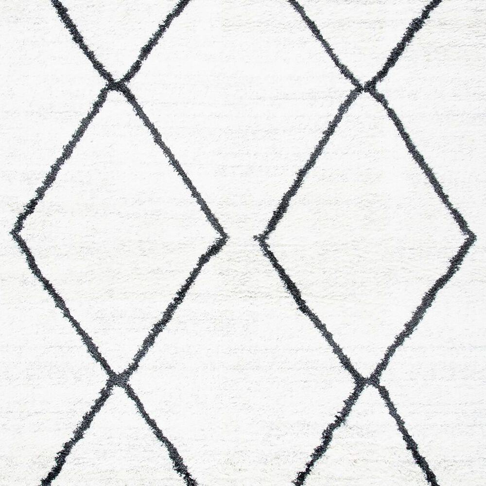 Safavieh August Shag 8&#39; x 10&#39; Ivory and Dark Grey Area Rug, , large