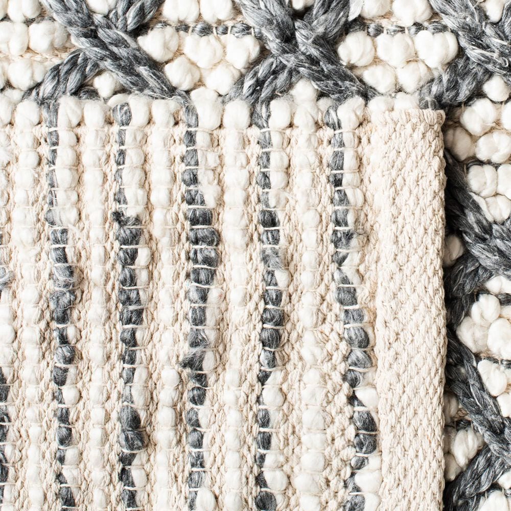 Safavieh Natura 6&#39; Square Grey and Beige Area Rug, , large