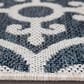 Central Oriental New Zealand Need 5"3" x 7"7" Cobalt and Ecru Area Rug, , large