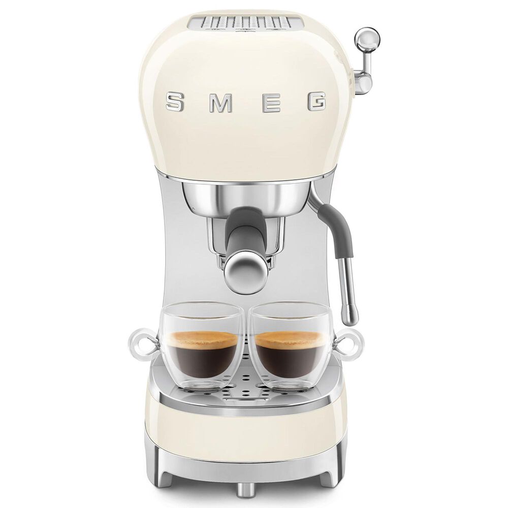 Smeg Espresso Manual Coffee Machine in Cream, , large