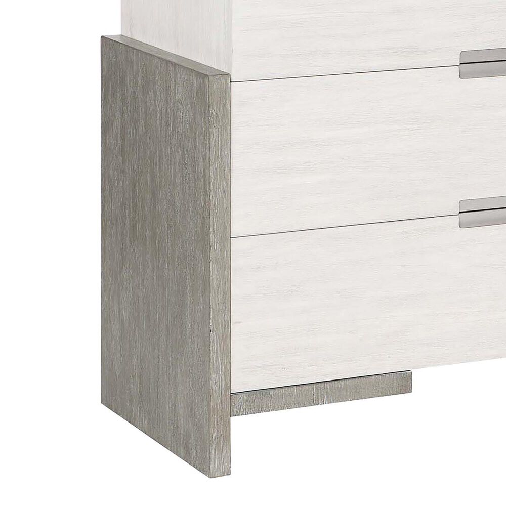 Bernhardt Foundations Tall Drawer Chest in Linen and Light Shale, , large