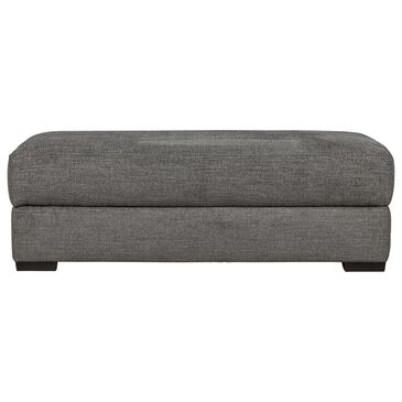 Northwestern Balin Storage Ottoman in Charcoal, , large