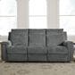 Ashley Barnsana Power Reclining Sofa in Gravel, , large