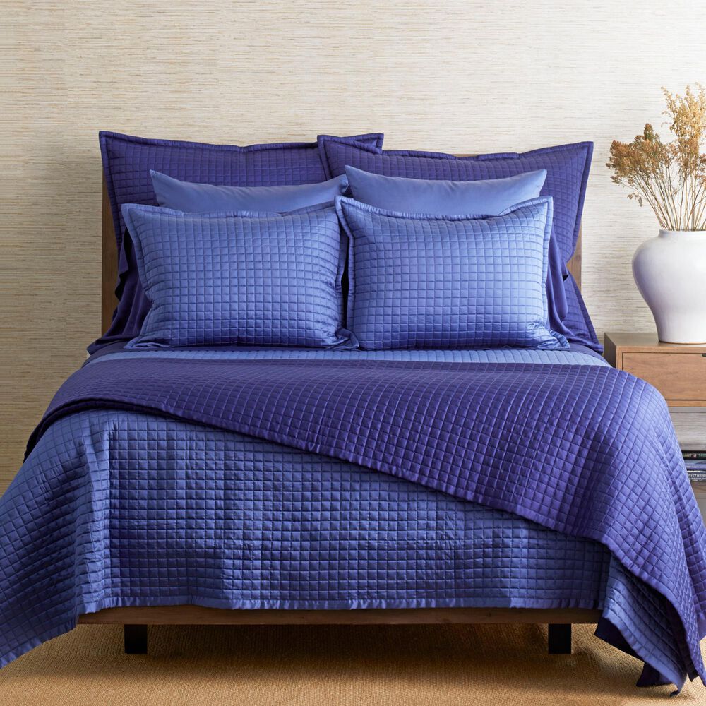 Ann Gish Ready-to-Bed 2.0 Twin Quilted Coverlet in Navy, , large