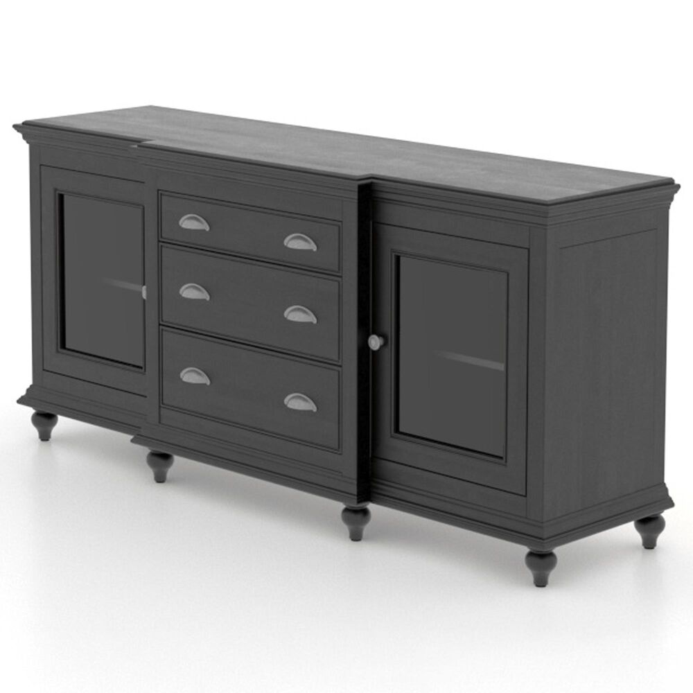Declan Dining 2-Door Buffet in Black, , large