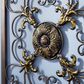 Maple and Jade 16" x 16" Rustic Wall Decor in Gold and Black (Set of 4), , large