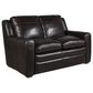 Bordeaux & Co Stationary Leather Loveseat in Berlin Dark Brown, , large