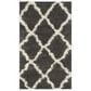 Safavieh Dallas Shag SGD257A-4 4" x 6" Dark Grey/Ivory Area Rug, , large