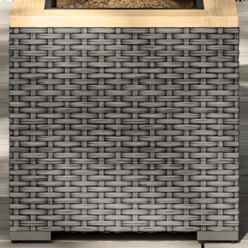 Homestyles Boca Raton Patio Planter in Brown and Gray, , large