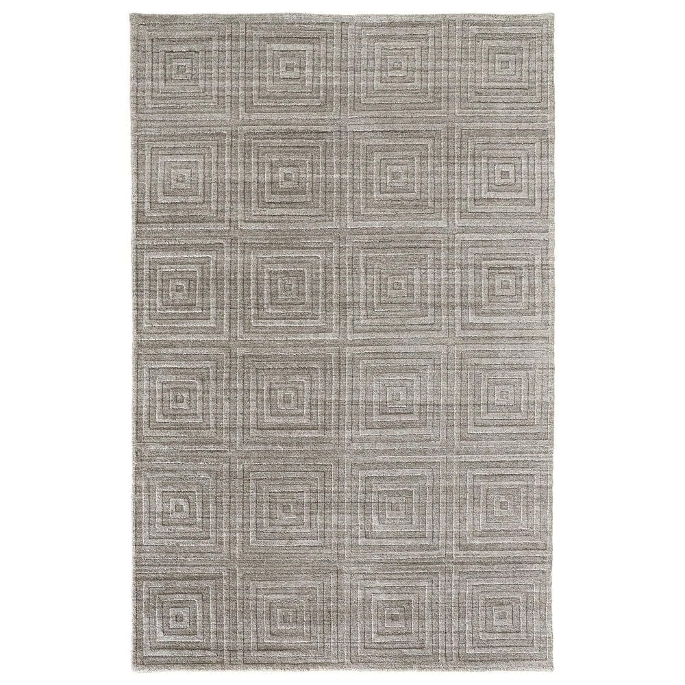 Feizy Redford 8670F 3"6" x 5"6" Beige and Gray Area Rug, , large