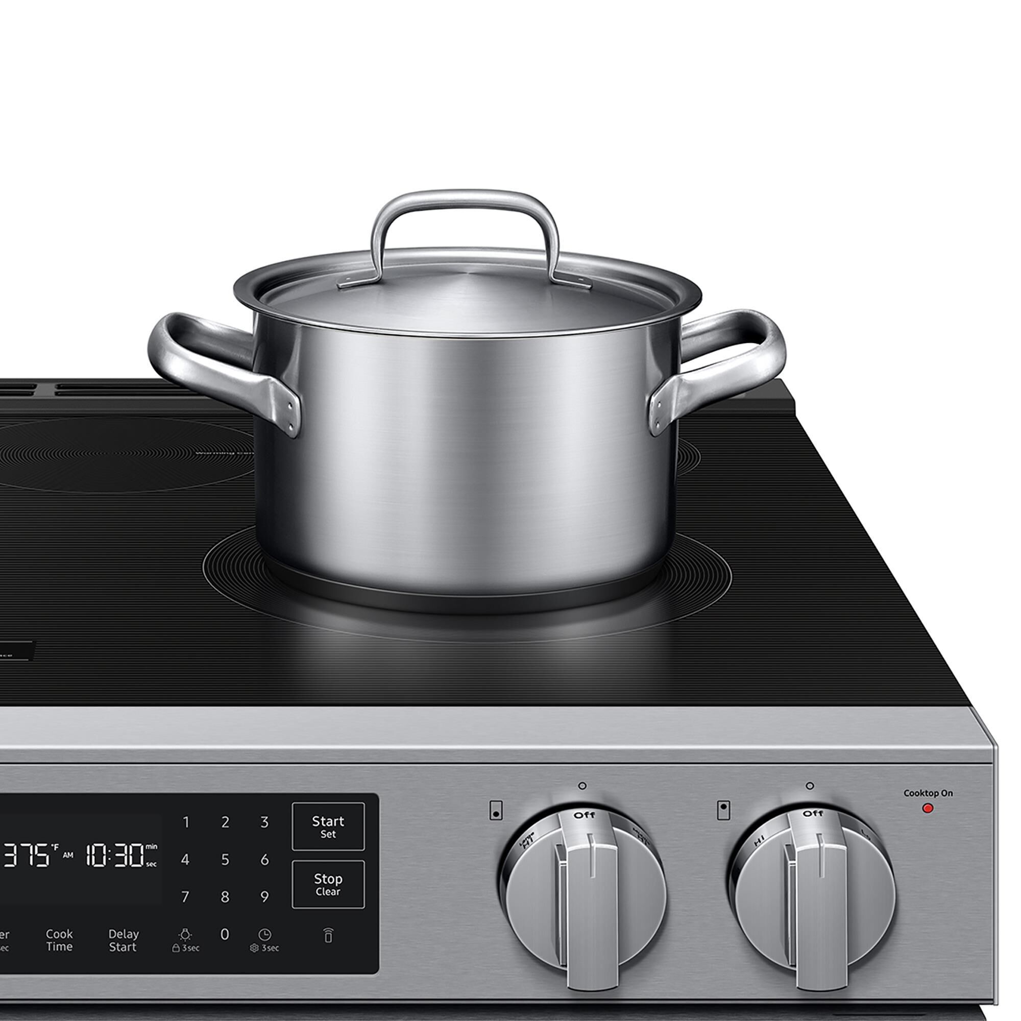 Samsung Bespoke 6.3 Cu. Ft. Smart Slide-In Electric Range with No