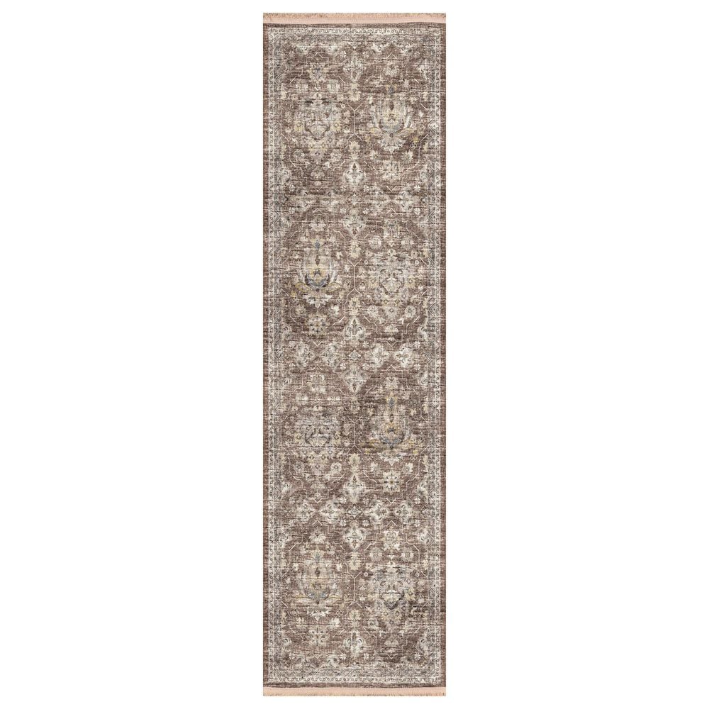 Dalyn Rug Company Marbella 2"3" x 7"6" Mocha Runner, , large