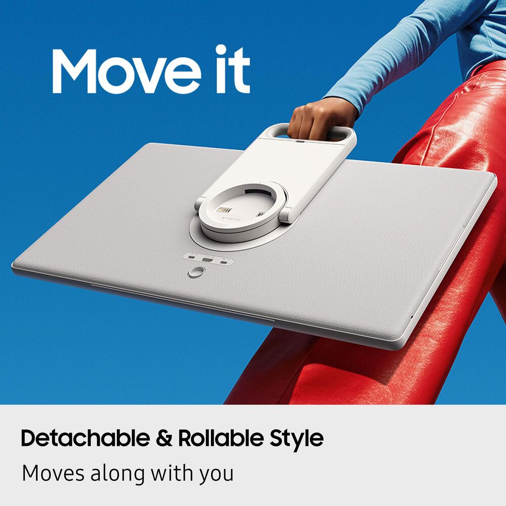 Samsung 27" Class The Movingstyle QHD Portable Smart Touch Screen in Black, Light Gray and Stone White, , large