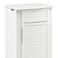 Linden Boulevard White 4 Drawer Jewelry Armoire in White, , large