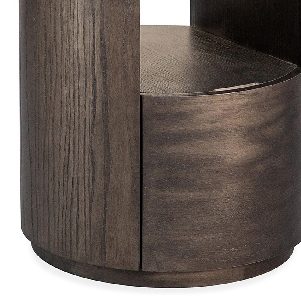 Nicolette Home Bosley Round End Table in Coffee Bean, , large