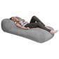 Jaxx Arlo Chaise Lounge Bean Bag Chair in Grey, , large