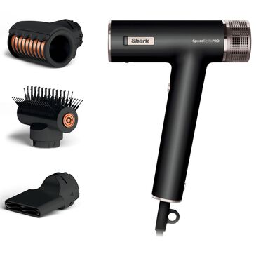 Shark SpeedStyle Pro Hair Dryer for Straight and Wavy in Black, , large