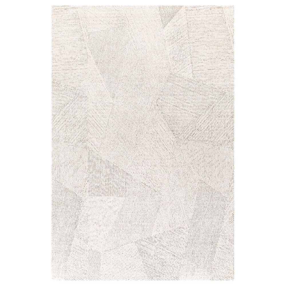 Surya Gavic GVC-2310 5"3" x 7"3" Cream, Beige, Light Gray, Taupe and Charcoal Area Rug, , large