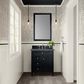 James Martin Vanities Brittany 30" Single Bathroom Vanity in Black Onyx with 3 cm Parisien Bleu Quartz Top and Rectangular Sink, , large