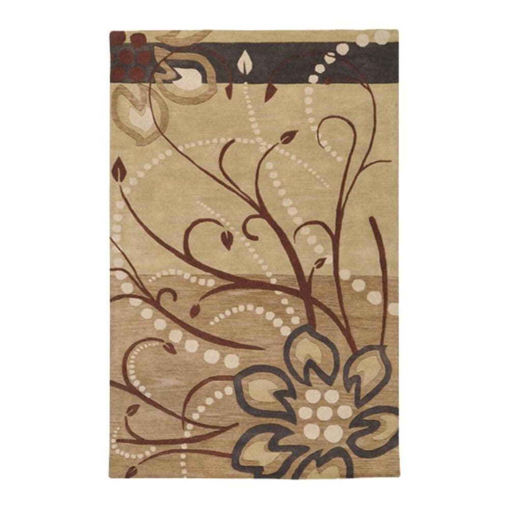 Surya Athena ATH-5006 5" x 8" Camel, Khaki and Tan Area Rug, , large