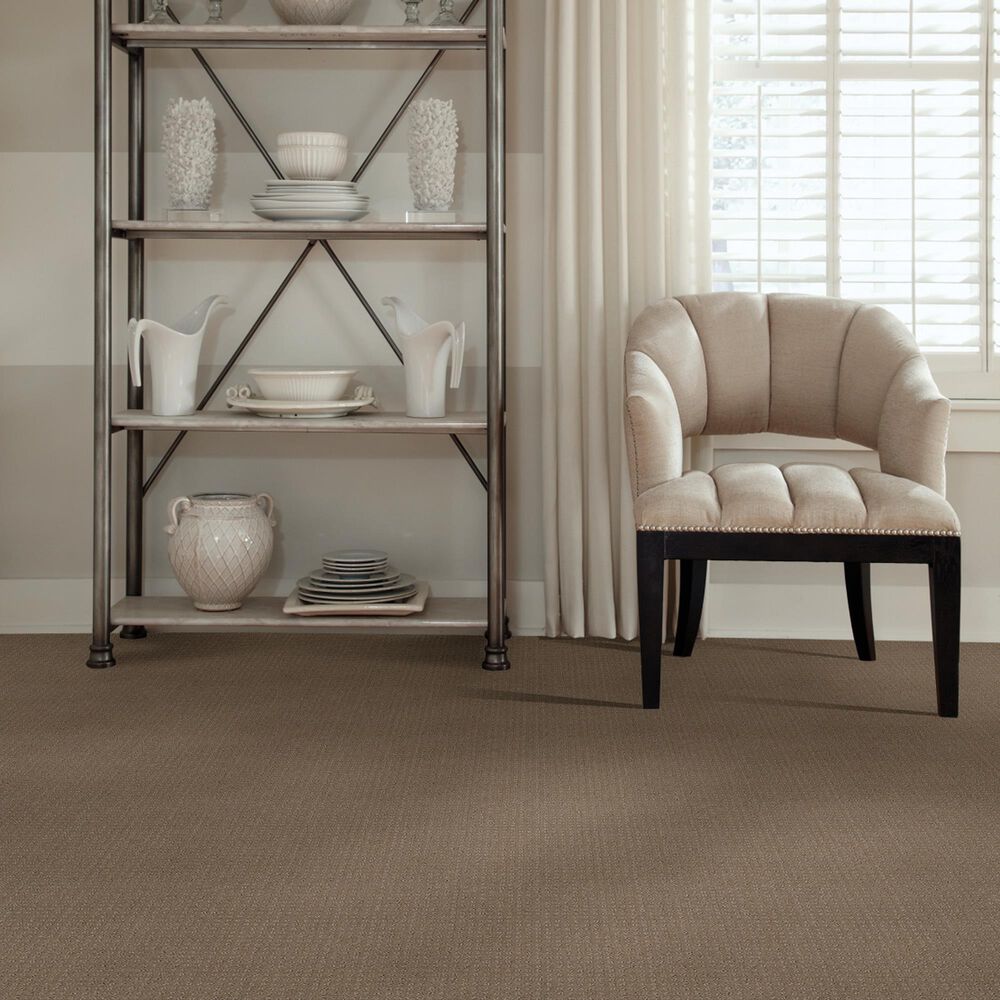 Shaw Detailed Elegance Patterned Carpet in Flax, , large