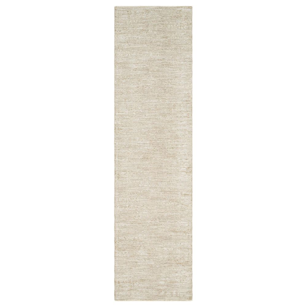 Surya Masterpiece MPC-2315 Medium Gray, Light Gray and Cream 2&#39;7&quot; x 7&#39;3&quot; Runner, , large