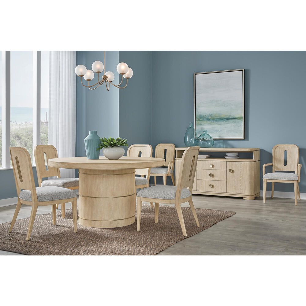Chapel Hill Huntington Upholstered Dining Side Chair in Beach Grass, , large
