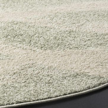 Safavieh Adirondack ADR125X 4" Round Sage and Cream Area Rug, , large