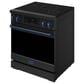 Thor Kitchen Gordon Ramsay 4.8 Cu. Ft. Professional Induction Range with Blue Handle Kit in Black, , large