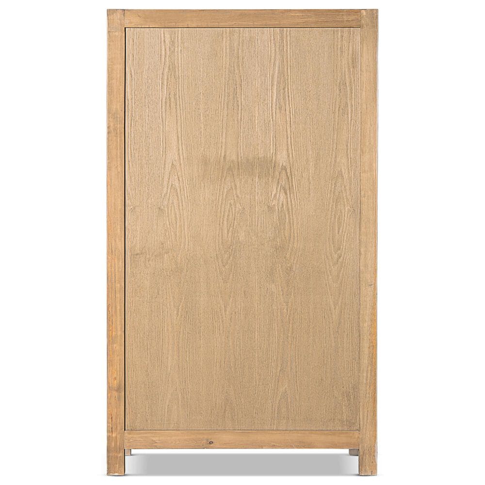 Jennifer Taylor Home Arden 83" 2-Door Tall Bookcase Storage Cabinet in Heritage Light Natural Brown, , large