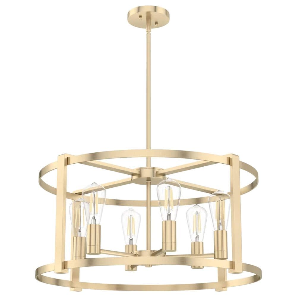 Hunter Astwood 6-Light Chandelier in Alturas Gold, , large