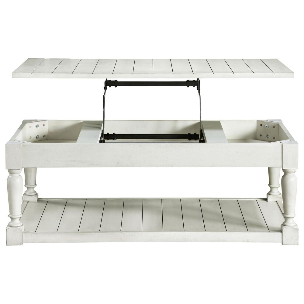 Steve Silver Furniture Hemingway Lift Top Coffee Table in Alabaster, , large