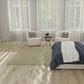 Nourison Courtyard Ivory and Green 6" Square Indoor/Outdoor Area Rug, , large