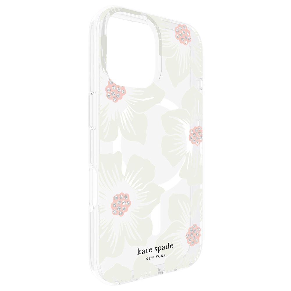 Kate Spade Protective MagSafe Case for iPhone 16 in Hollyhock Cream Floral, , large