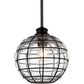 Golden Lighting Powell Small Pendant in Matte Black, , large
