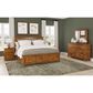 A-America Bandalier King Panel Bed in Warm Russet, , large