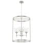 Hunter Xidane 4-Light Foyer Lantern in Brushed Nickel, , large