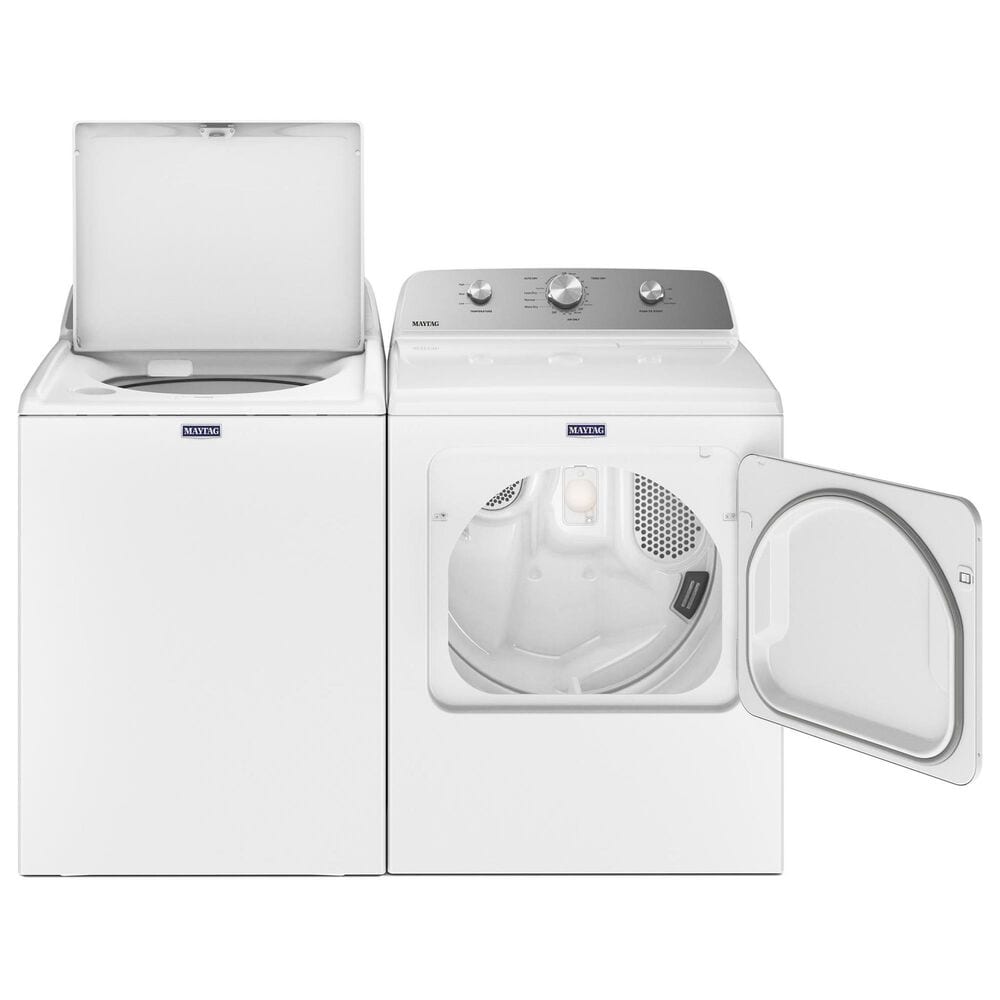 Maytag 7.0 Cu. Ft. Front Load Electric Wrinkle Prevent Dryer in White, , large